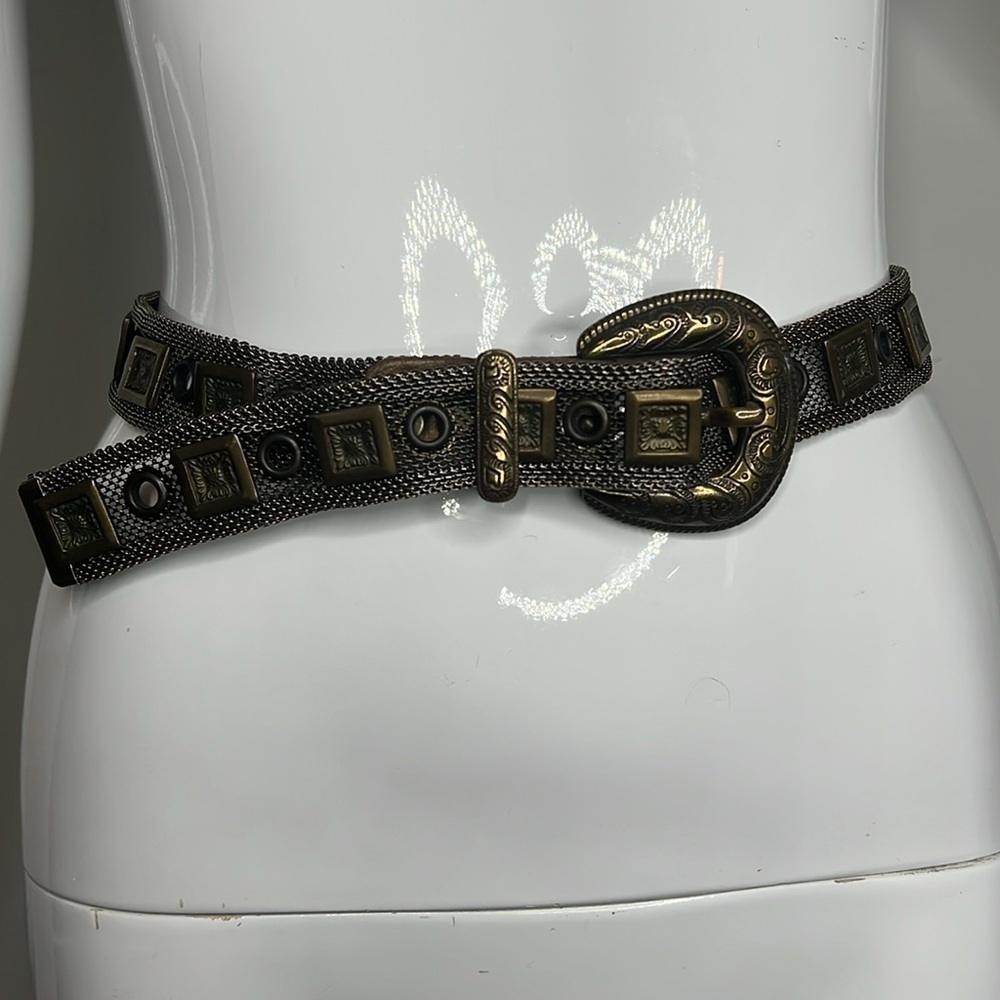 34” US Meco Paris Metal Mesh Buckle Belt